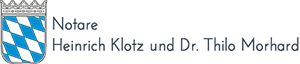Notare Klotz und Dr. Morhard Logo